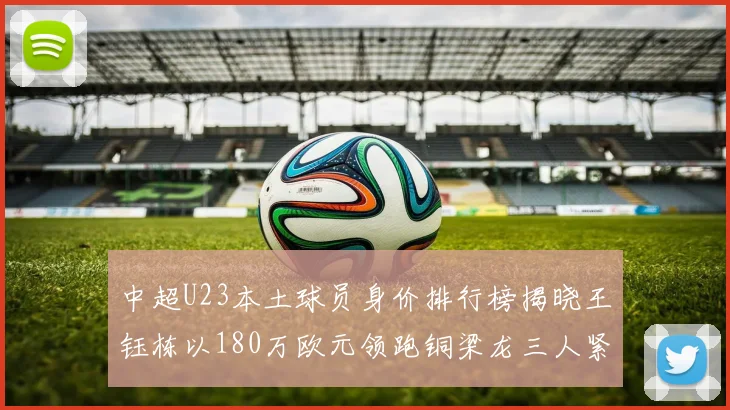 中超U23本土球员身价排行榜揭晓王钰栋以180万欧元领跑铜梁龙三人紧随其后